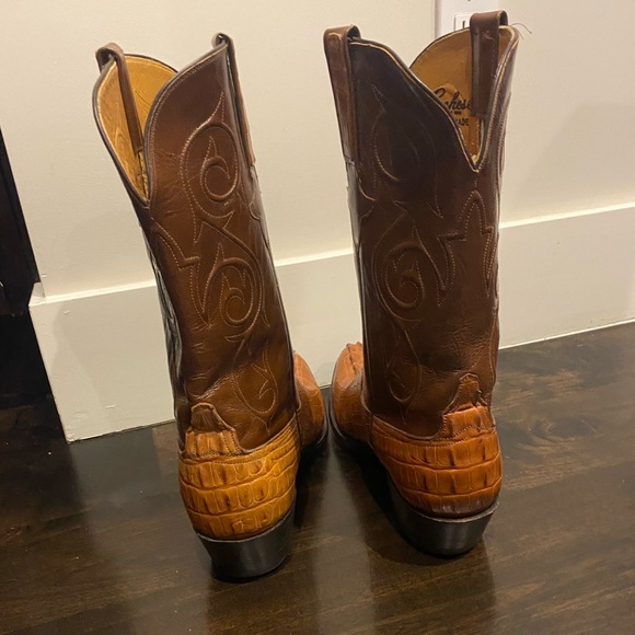 Lucchese Handmade Alligator Tail Cowboy Boots - Picture 13 of 13